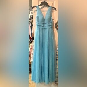 Azazie Sky Blue Formal Dress